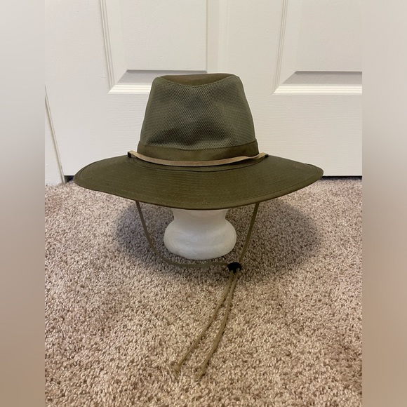 Peter Grimm Hats Aussie Breezer OSFA GREEN Sun Blocking Hat‎ Cooling Mesh Top - Picture 1 of 8